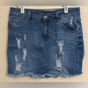 Wax Jeans Womens Jean Skirt